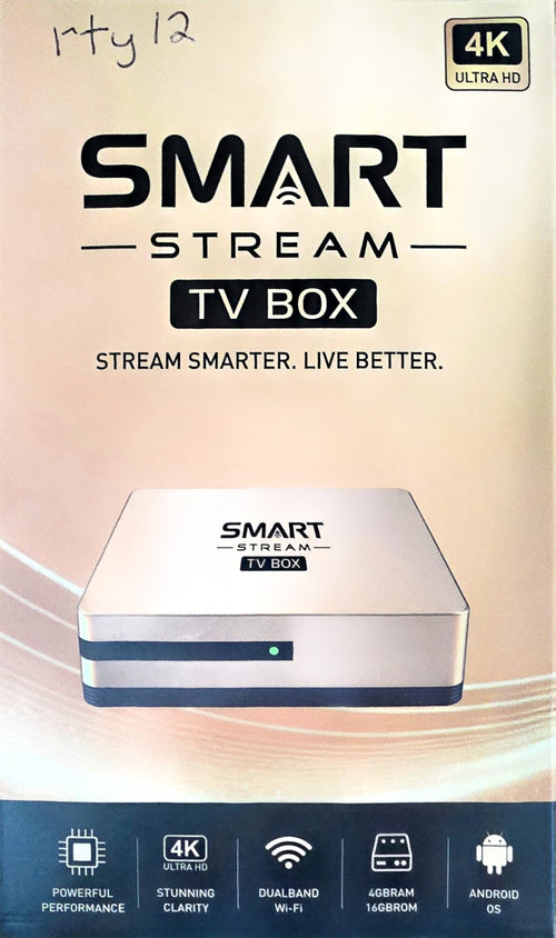 Smart Stream TV Box – IPTV Streaming Device | 30,000+ Live Channels
