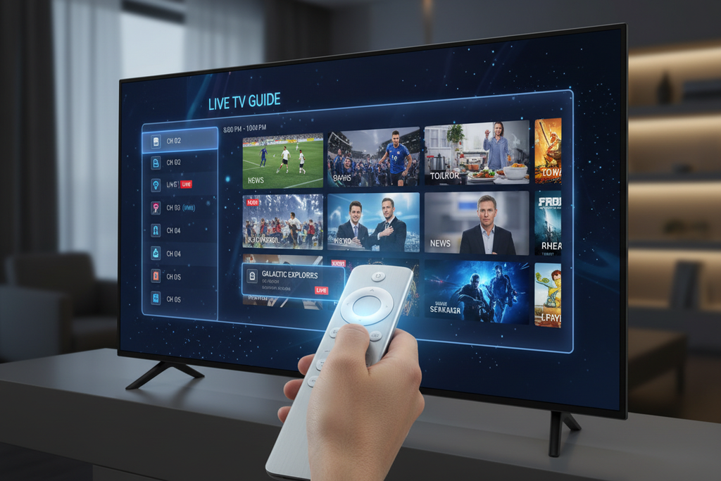 IPTV channel guide