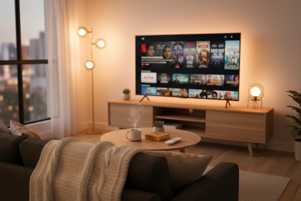 Smart Stream TV Box lifestyle
